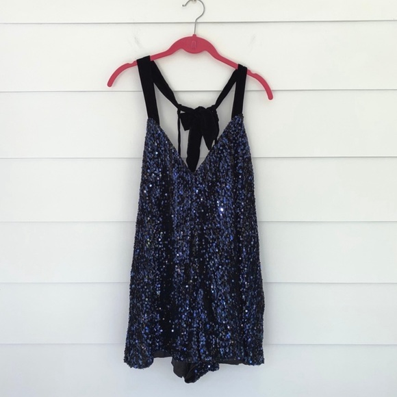 NEW Free People Sparkle and Shine Romper XS - Picture 2 of 3